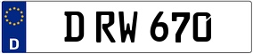 Truck License Plate